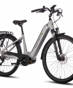 Quantum Sport Wave 10 Gang Bafang Mittelmotor Silber matt