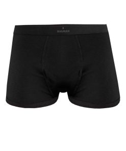 Ragman Trunk Boxershorts im 2 Pack mit Elastik-Bund und Logoetikett