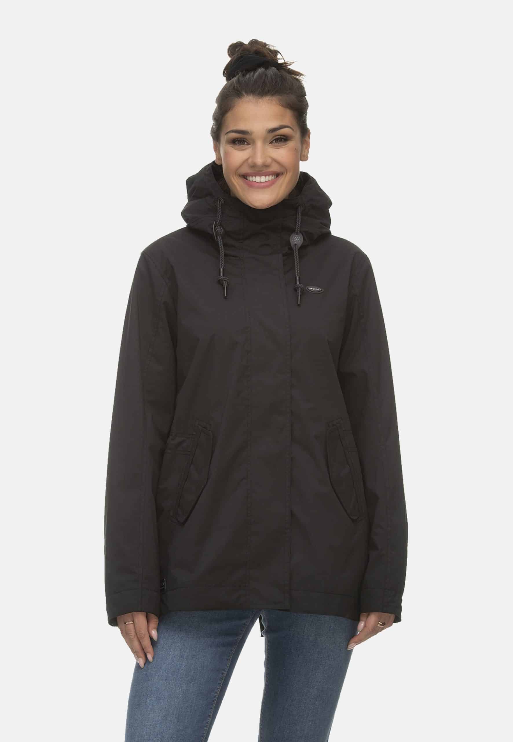 Ragwear Jacke LENCA Übergangsjacke mit Reißverschluss und Kapuze