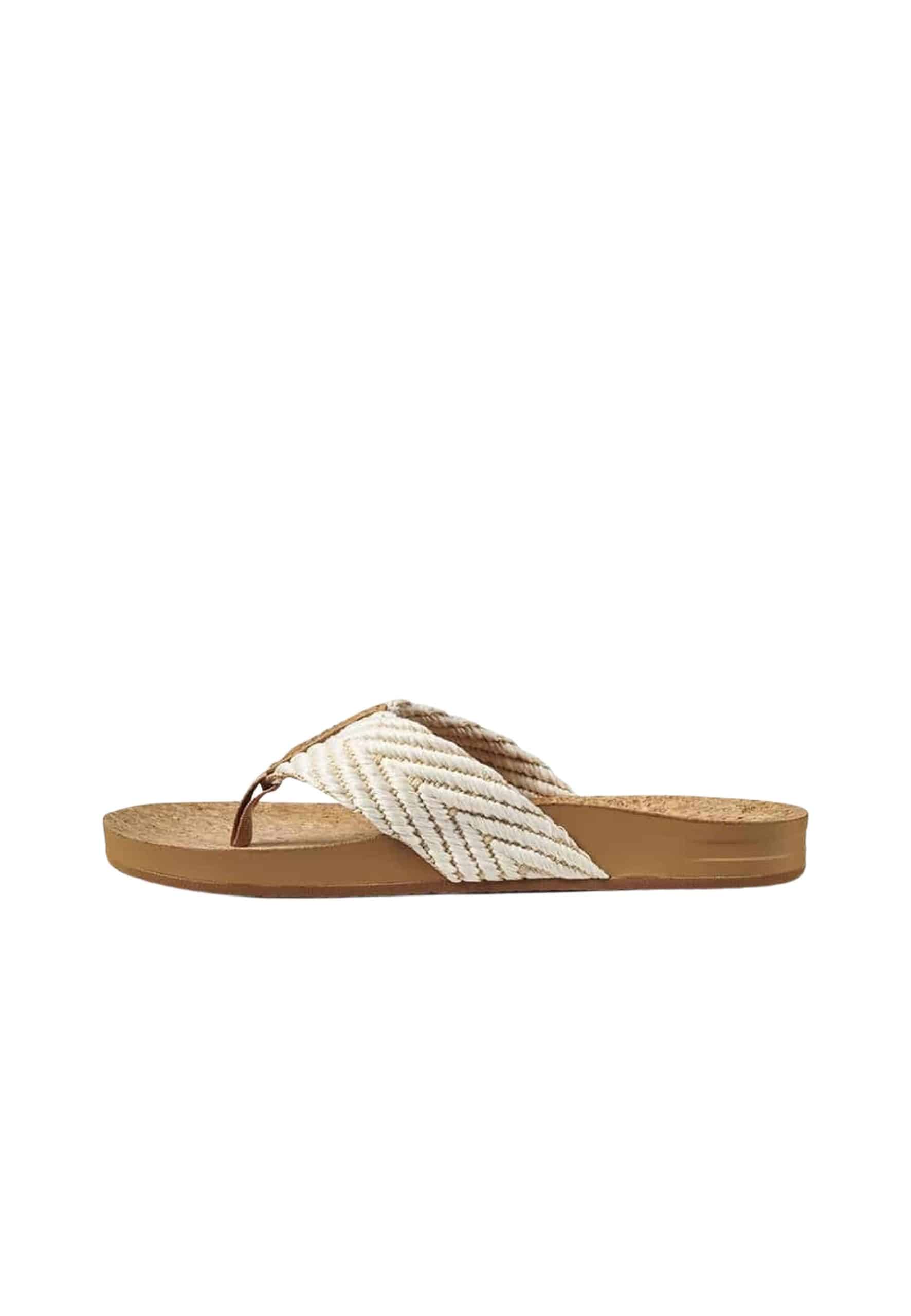 Reef Sandalen CUSHION STRAND Zehentrenner aus recyceltem PET und Kork