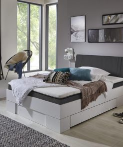 Relita - Futonbett SANDRO 90 x 200 cm Liegefläche mit Polsterkopfteil