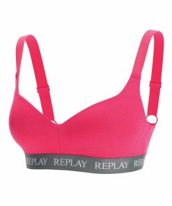 Replay Bustier Gepolstertes Bustier mit verstellbaren Trägern