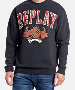Replay Pullover PEACH HAND Sweatshirt
