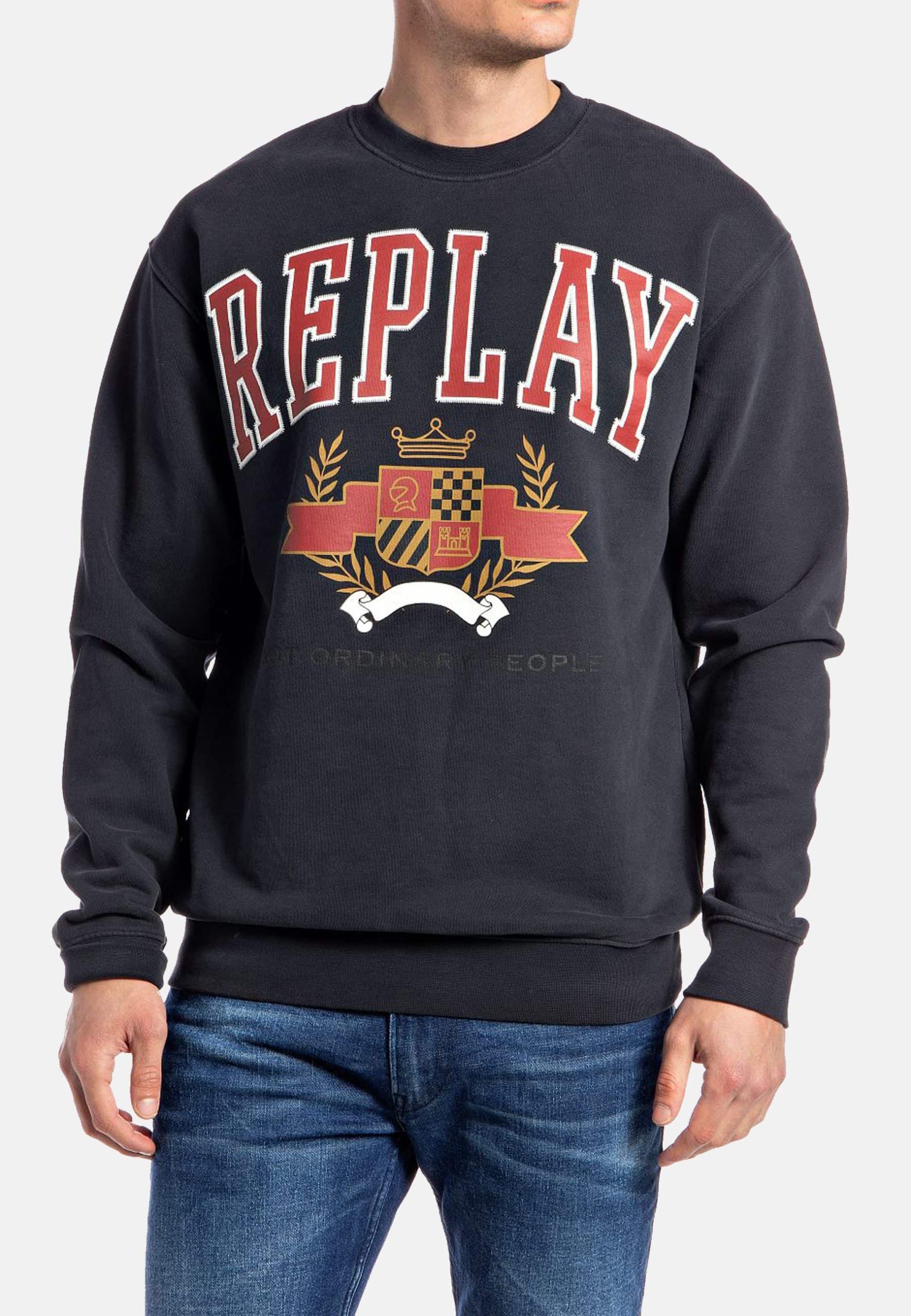 Replay Pullover PEACH HAND Sweatshirt
