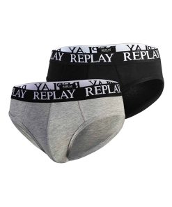 Replay Slip REPLAY SLIP Basic Cuff Logo im praktischen 2er Pack