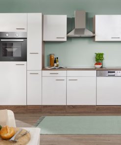 Respekta  Küchenprogramm Eiche York Küchenzeile 310 cm inkl. E-Geräte & Mineralite Einbauspüle