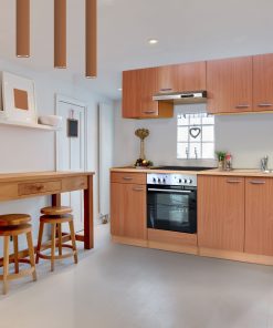 Respekta Küchenzeile KB210BBEC 210 cm Buche Nachbildung