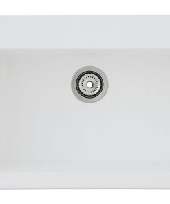 Respekta Mineralite Einbauspüle Ohio 66x50 cm - Weiß