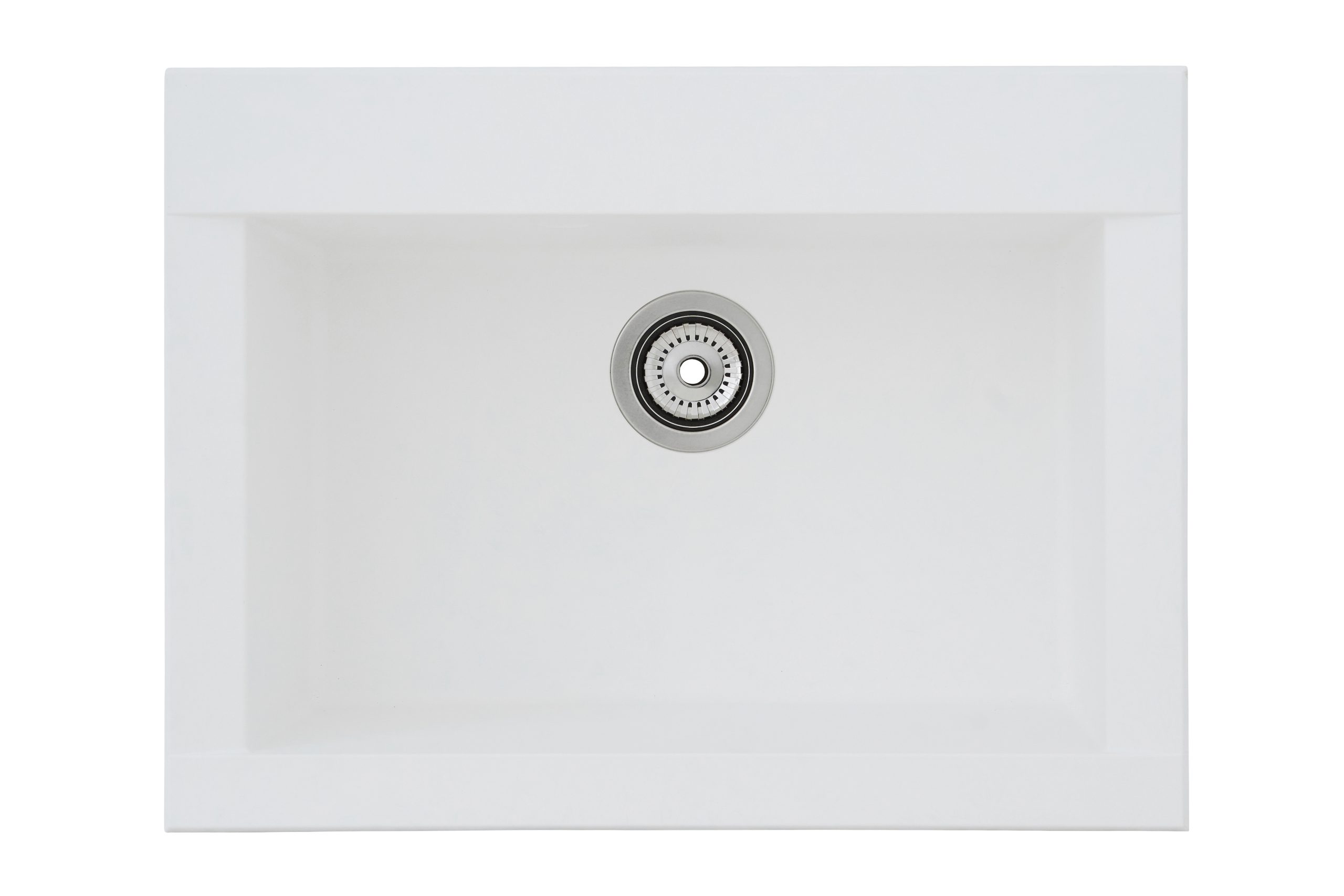 Respekta Mineralite Einbauspüle Ohio 66x50 cm - Weiß