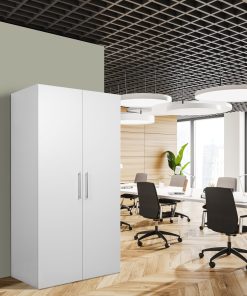 Respekta Schrankküche SKWWS weiß - Pantryauflage mit Duokochfeld