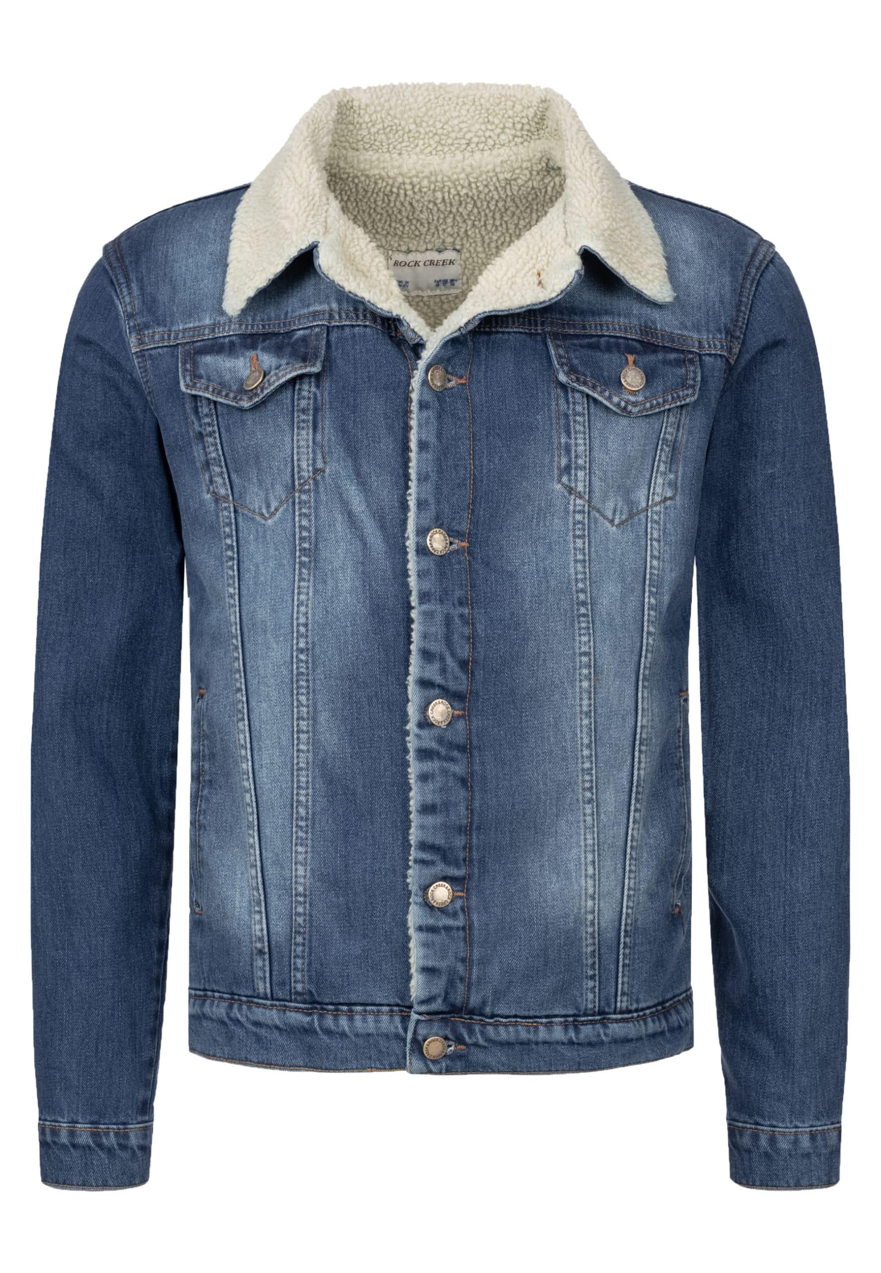 Rock Creek Winterjacke Jeansjacke