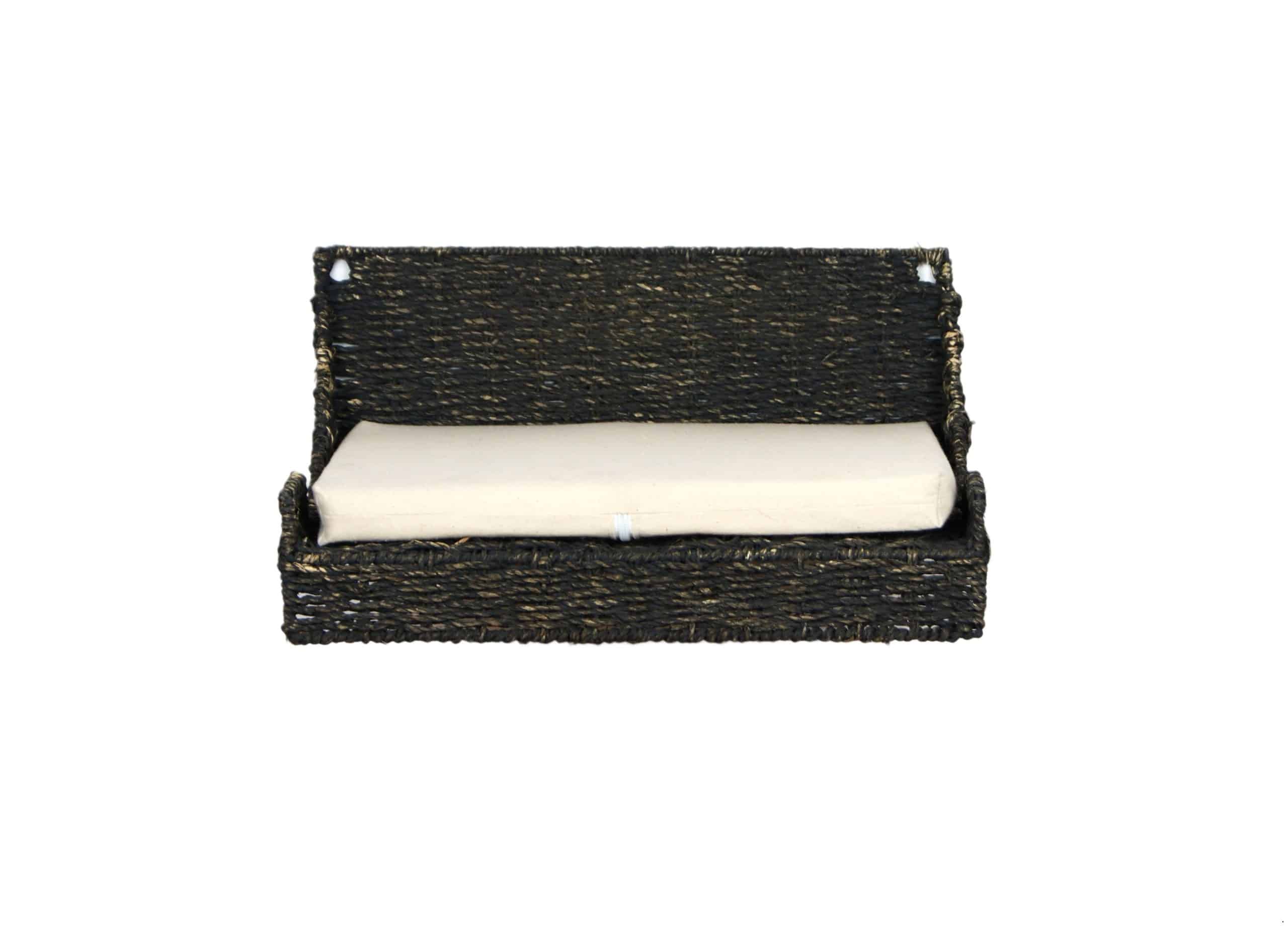 Rohrschneider Wandmulde Seegras schwarz 1Stück