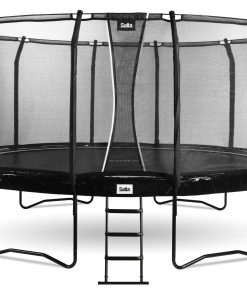 SALTA First Class Trampoline Ø ca. 366 cm rund schwarz - versch. Ausführungen