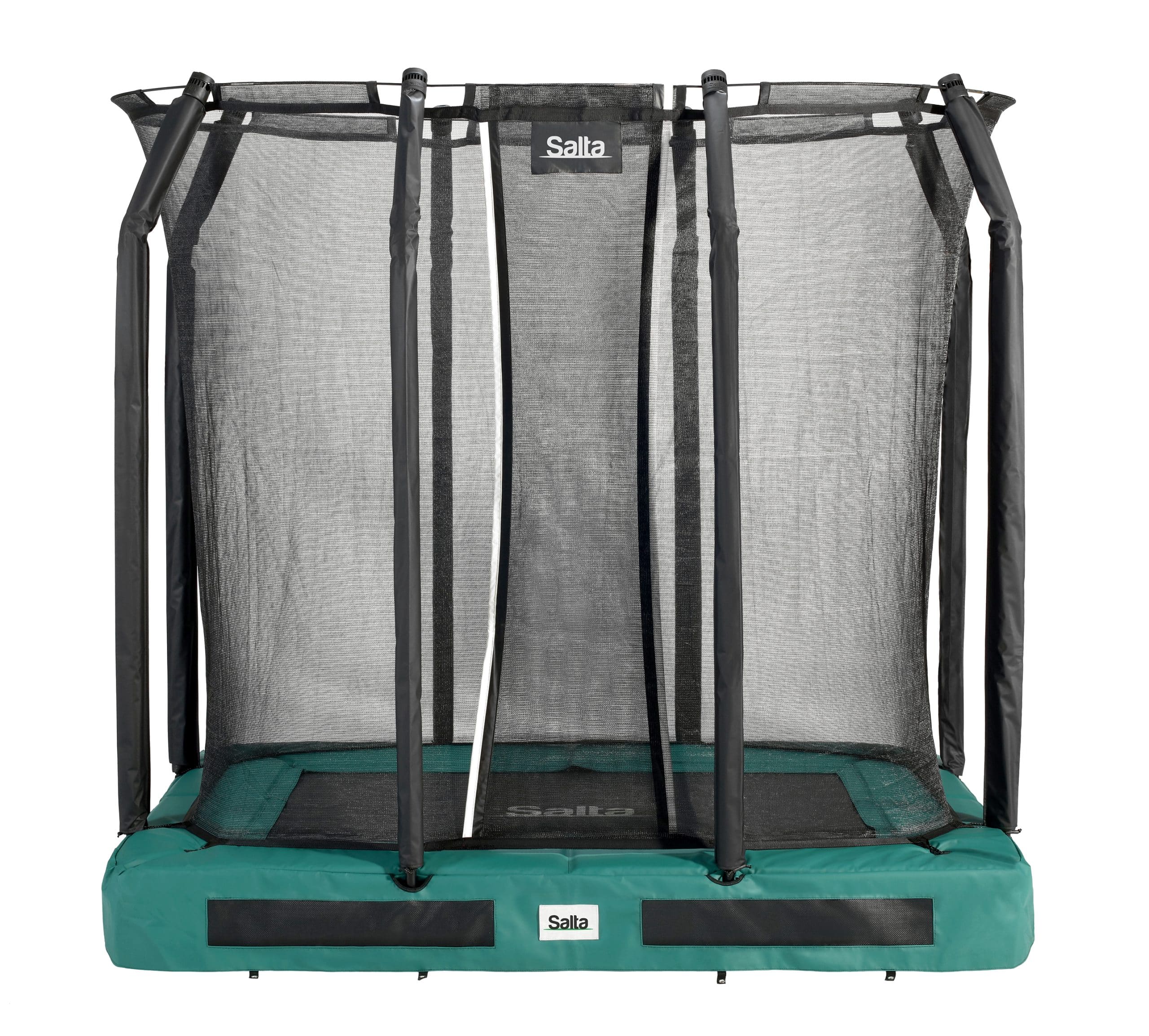 SALTA Premium Ground Trampolin ca. 214x153 cm - Rechteckig Grün - versch. Ausführungen