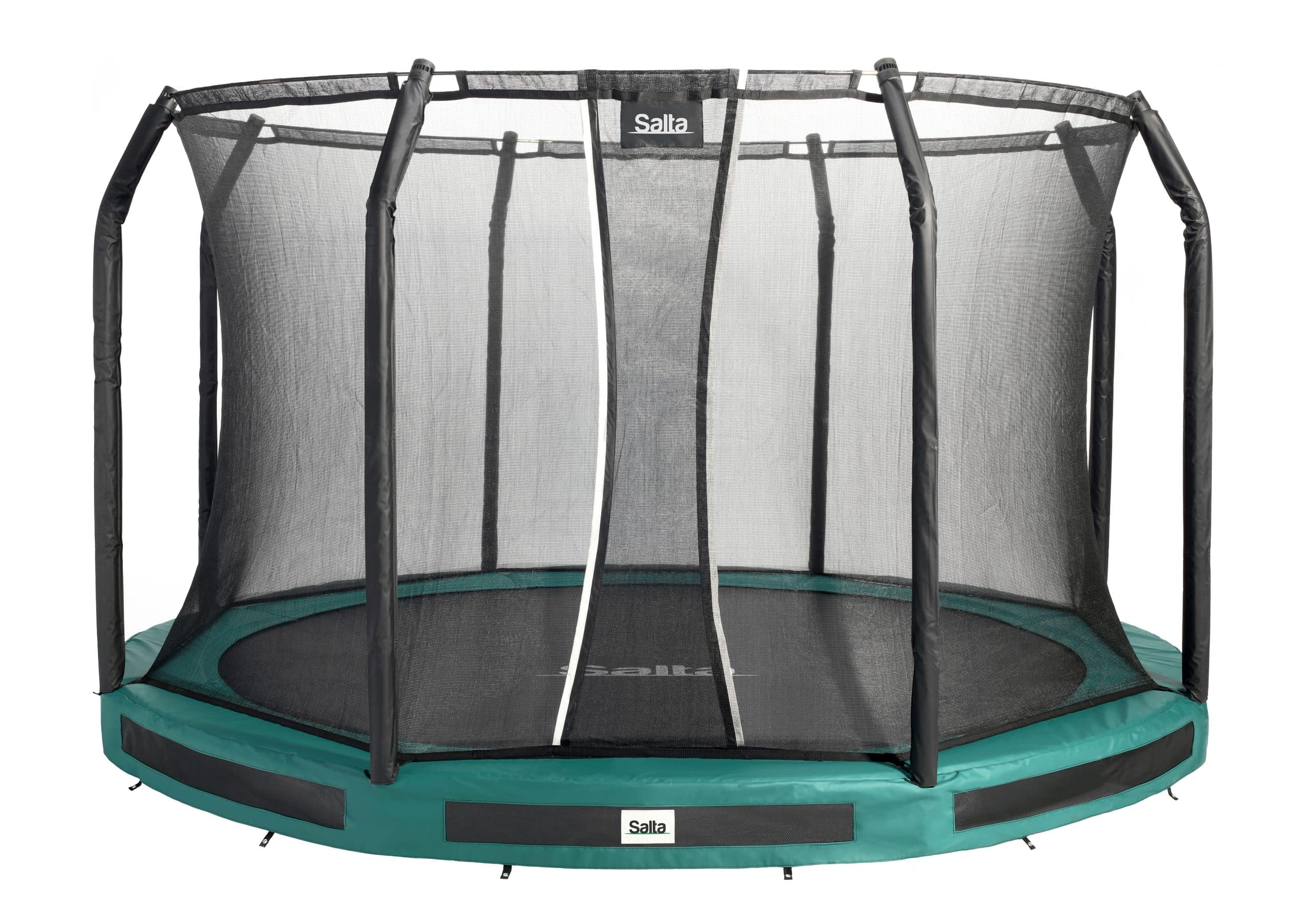 SALTA Premium Ground Trampolin ca. 396 cm - Rund Grün - versch. Ausführungen