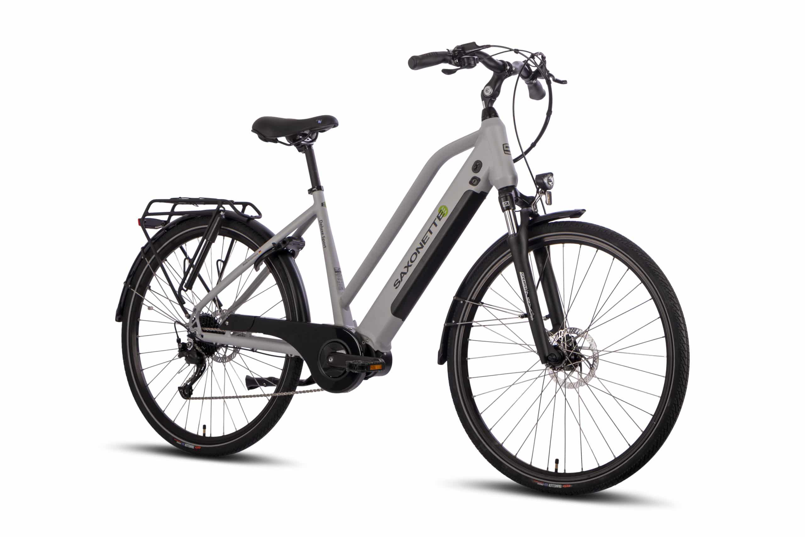 SAXONETTE Deluxe Sport Lady Gang Trekking E-Bike Scheibenbremsen