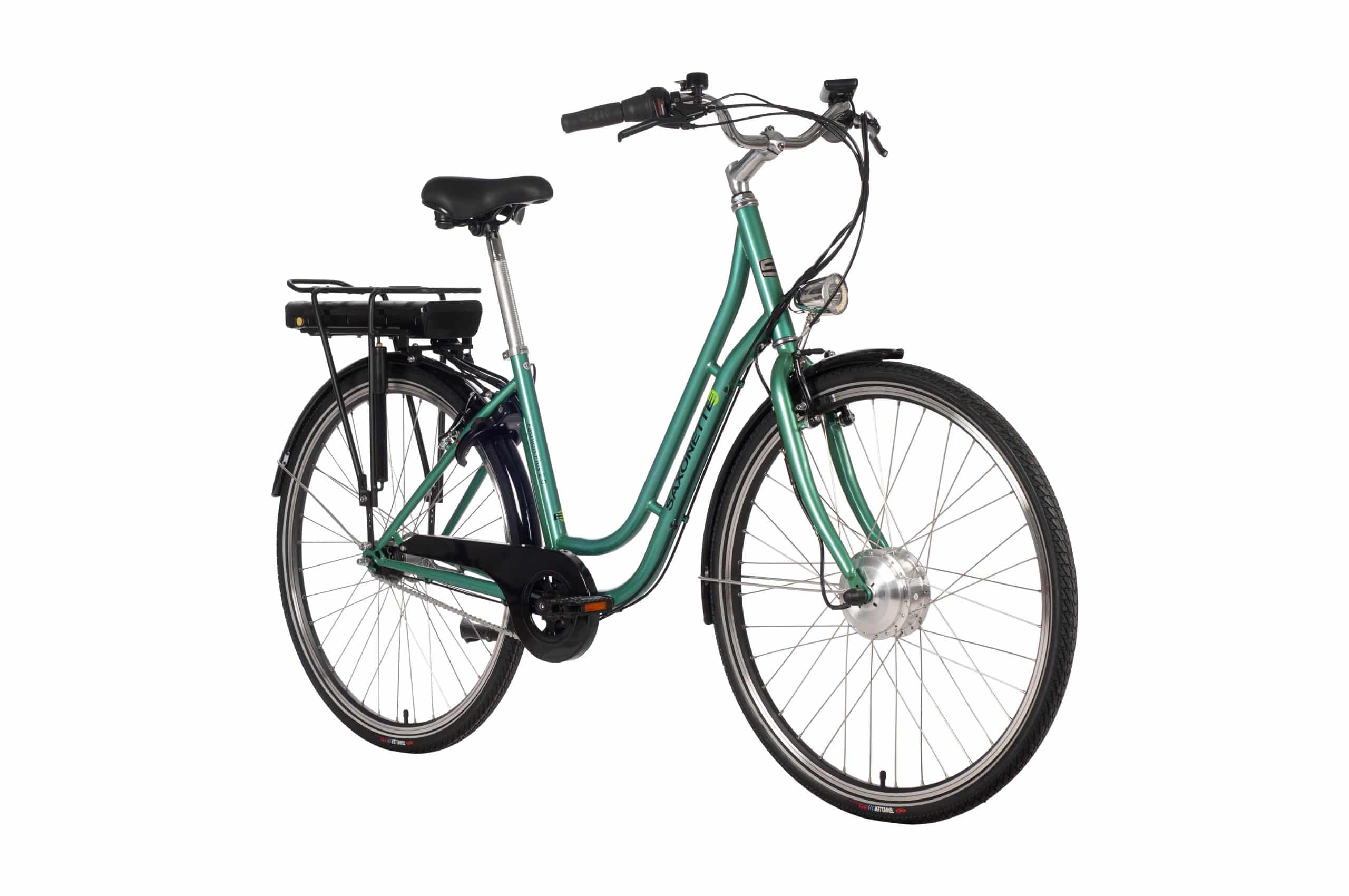 SAXONETTE Fashion Plus 2.0 - E-Citybike Classic 7 Gang-Rücktrittbremse Wave