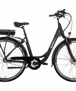 SAXXX Advanced Plus E-Citybike Wave Rücktrittbremse 3 Gang schwarz matt