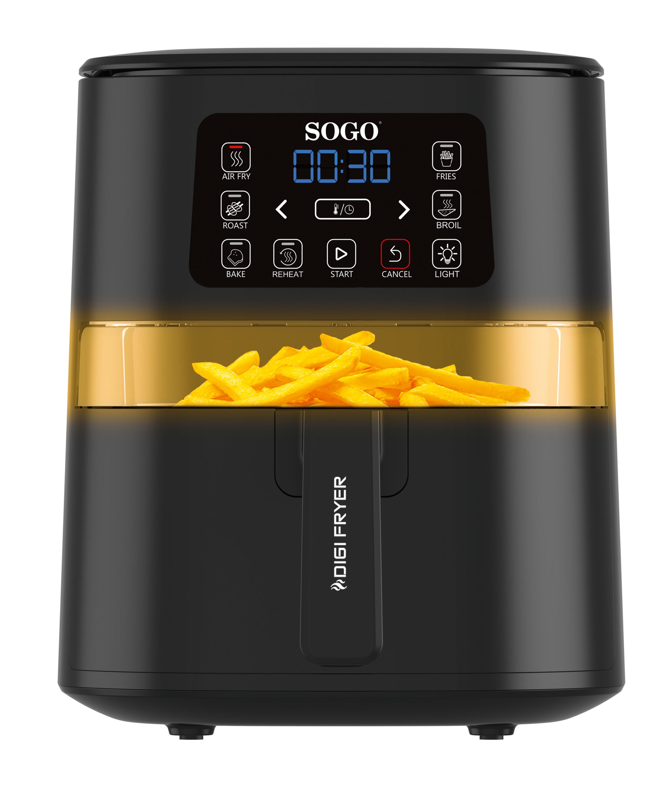 SOGO ELEKTRISCHE HEIßLUFTFRITTEUSE 4 L KAPAZITÄT