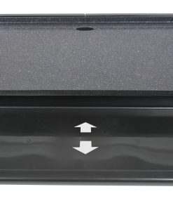 SOGO Elektrischer Tischgrill mit Stone-Finish-Beschichtung - 46x26CM - 2000W