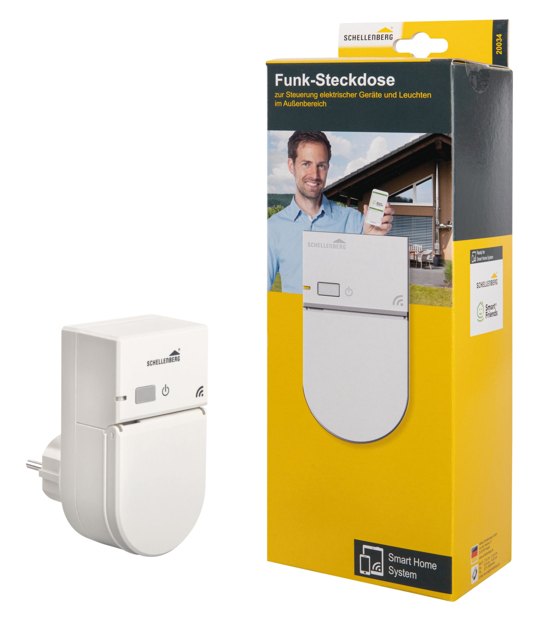 Schellenberg Funksteckdose für außen