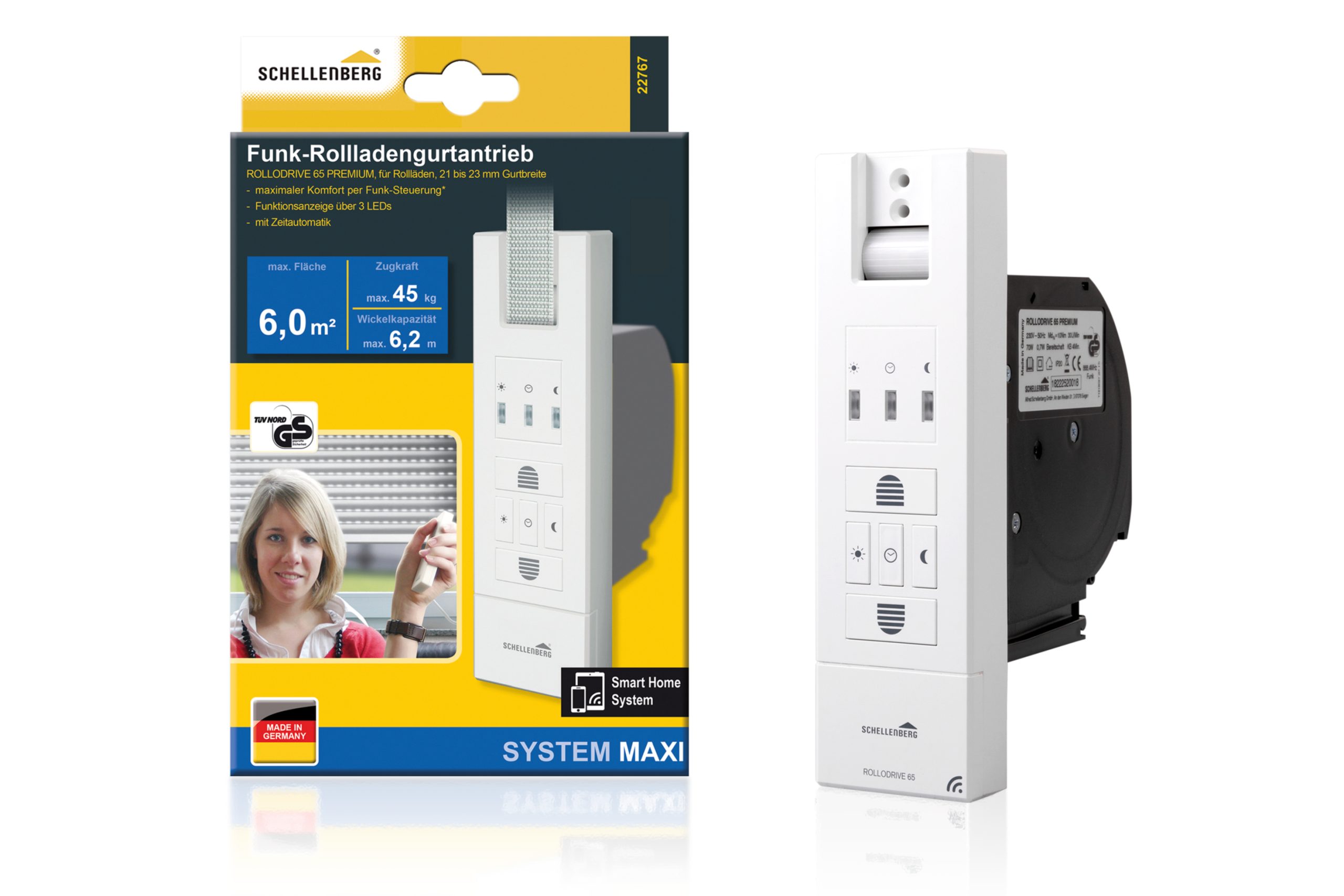 Schellenberg Rolladengurtantrieb RolloDrive 65 Premium