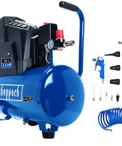 Scheppach HC30o Kompressor 24 Liter ölfrei mit Zubehör