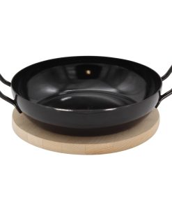 Schlemmerpfanne NOSTALGIE mit Holzteller