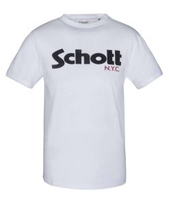 Schott T-Shirt TSLOGO Kurzarmshirt
