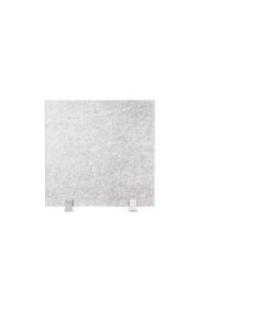 Schreibtisch-Set desktopz Standfuss Farbe: lichtgrau