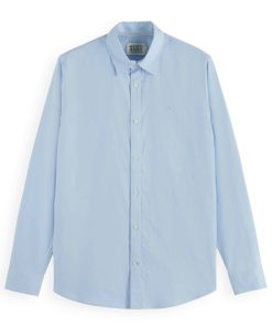 Scotch & Soda Hemd CORE OXFORD SOLID Langarmhemd
