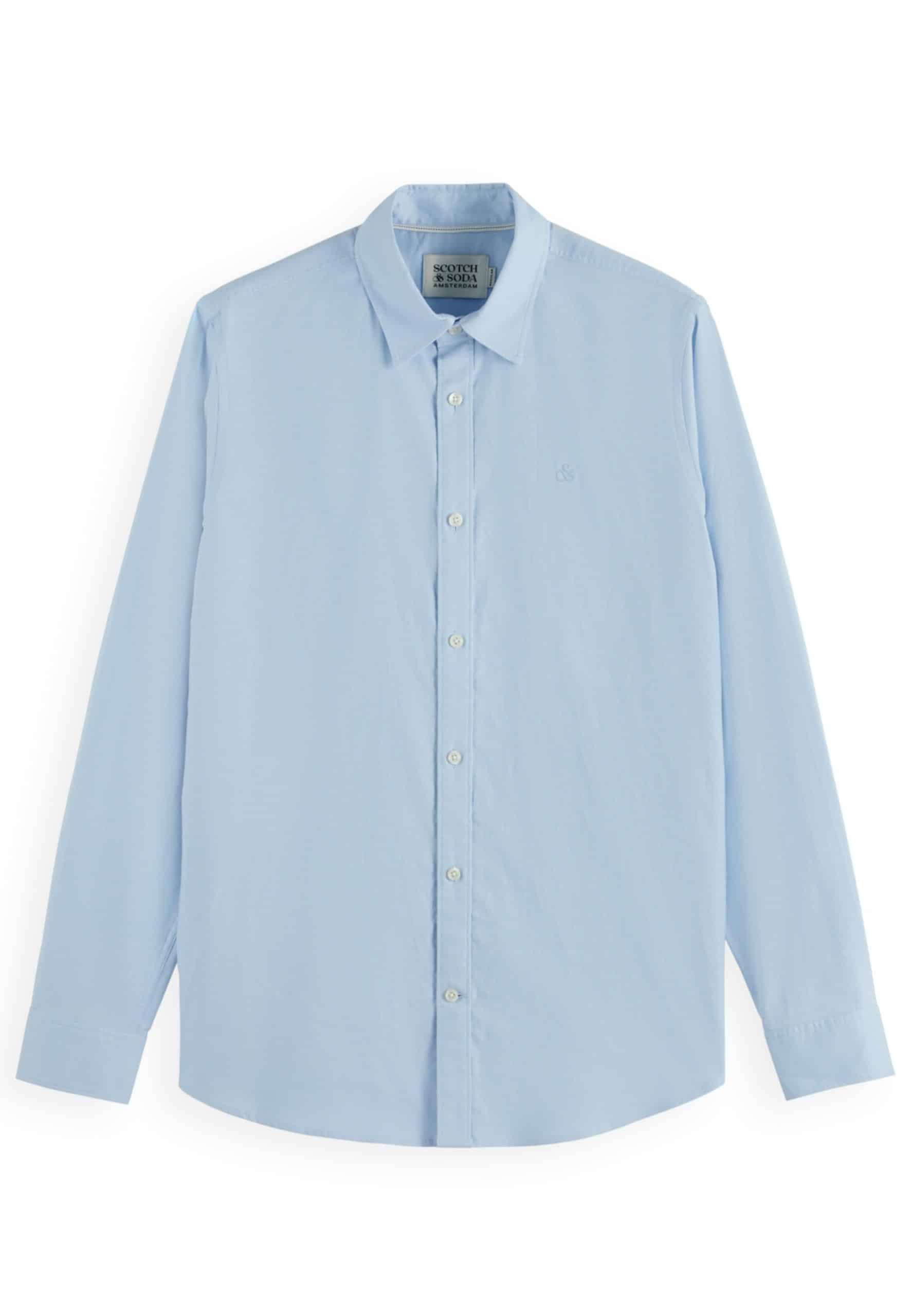 Scotch & Soda Hemd CORE OXFORD SOLID Langarmhemd
