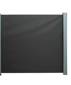 Seitenmarkise 160x300 Alu Seitenwandmarkise Markise Windschutz Sichtschutz grau