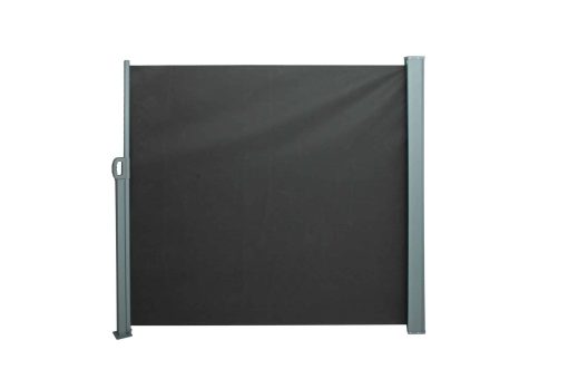 Seitenmarkise 160x300 Alu Seitenwandmarkise Markise Windschutz Sichtschutz grau