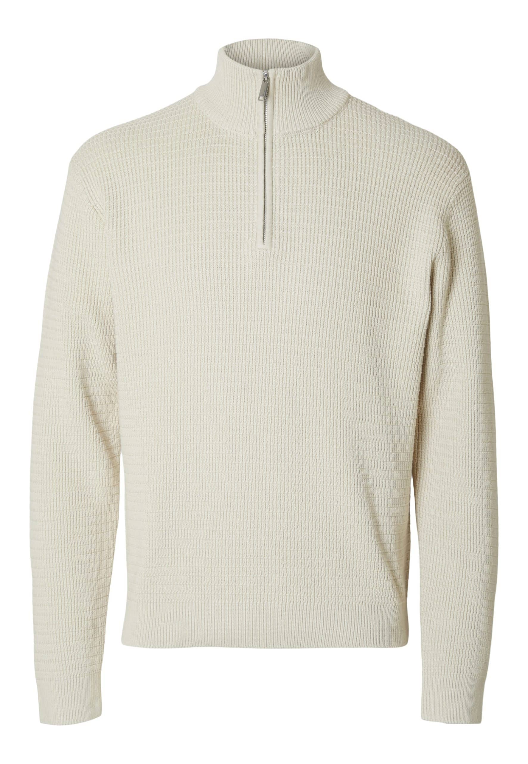 Selected Homme Pullover THEO Strickpullover Troyer