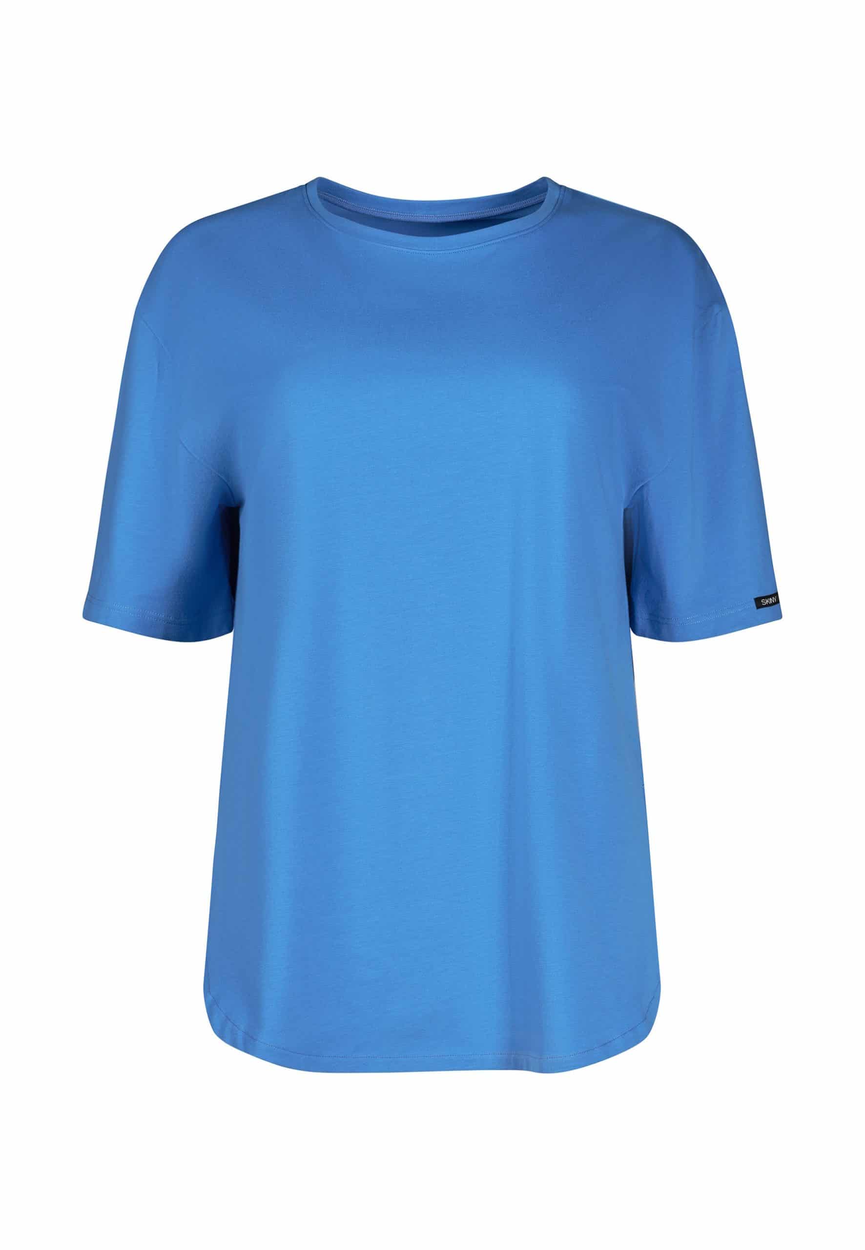 Skiny T-Shirt Pyjamaoberteil mit kurzen Ärmeln