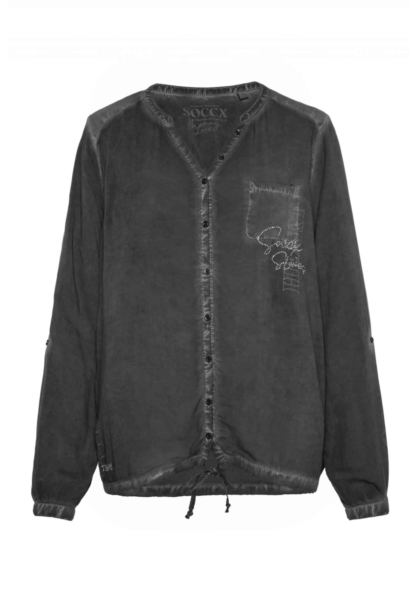 Soccx Bluse MEMORY LANE Langarmbluse