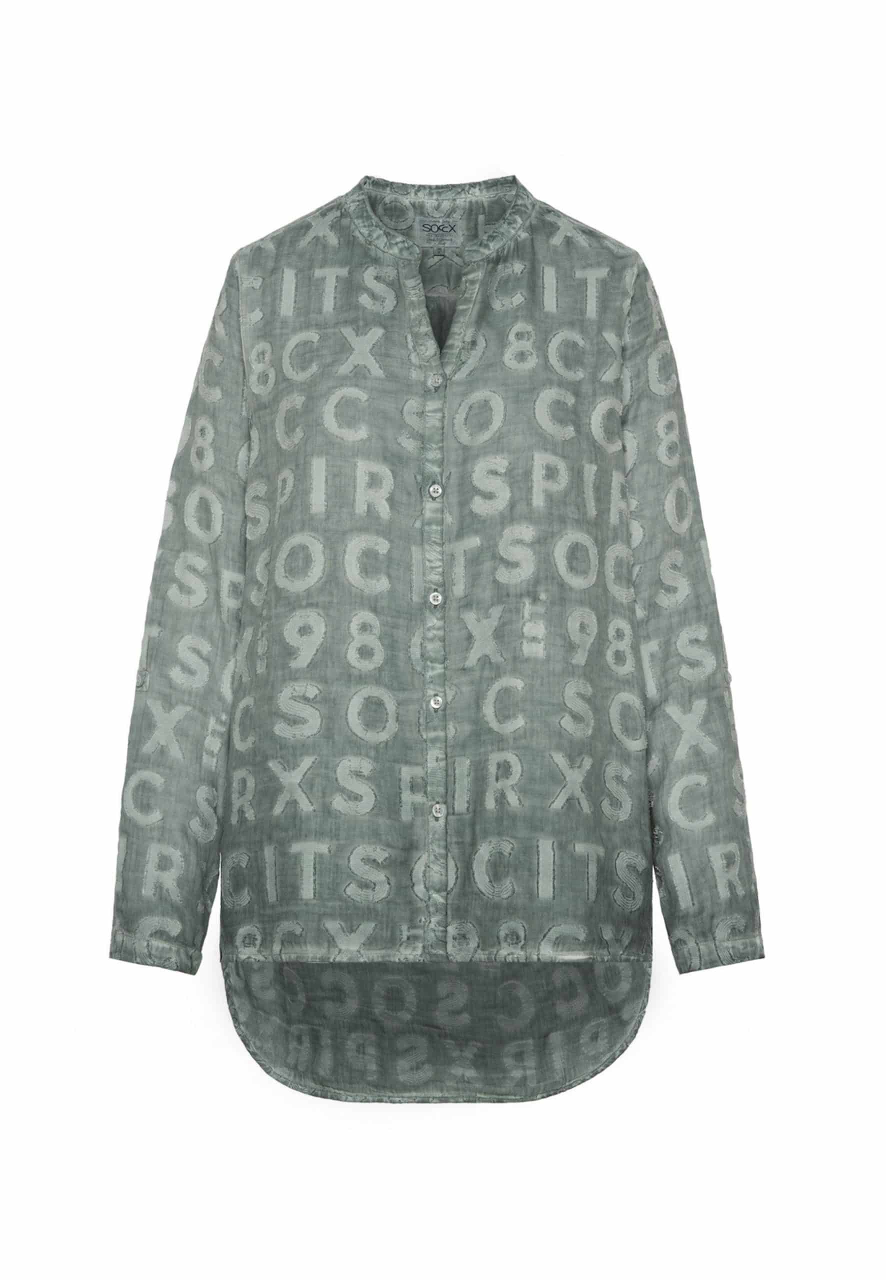 Soccx Bluse ROCK THE BOAT Langarmbluse