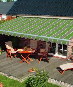 Spettmann Gelenkarmmarkise BASIS weiss 250x200 cm Dessin 1474