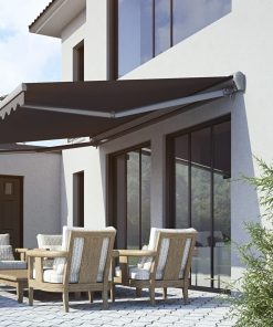 Spettmann Halbkassette SUN LED anthrazit 300x200cm granite rechts