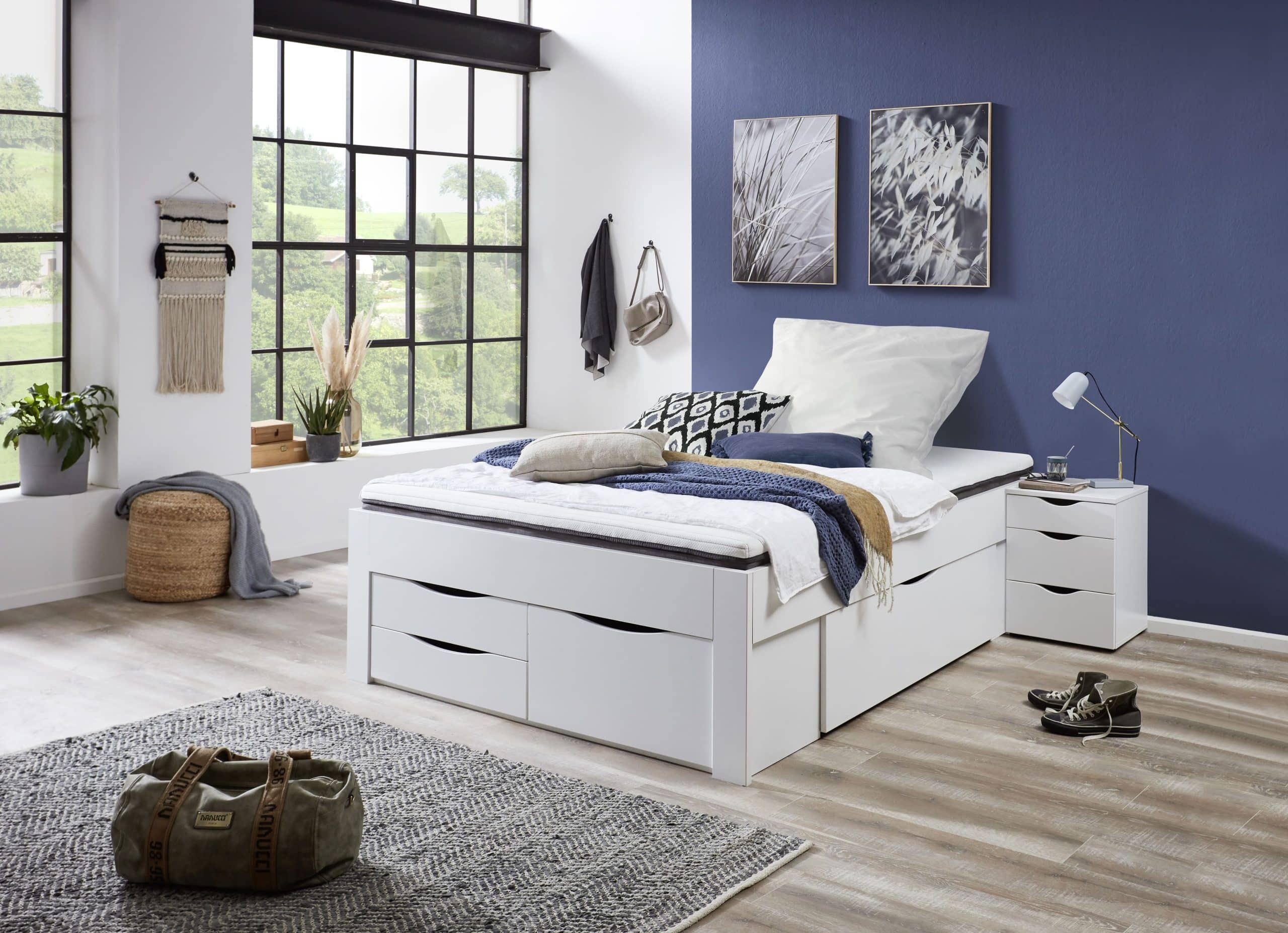 Stauraumbett Noah 140 x 200 cm