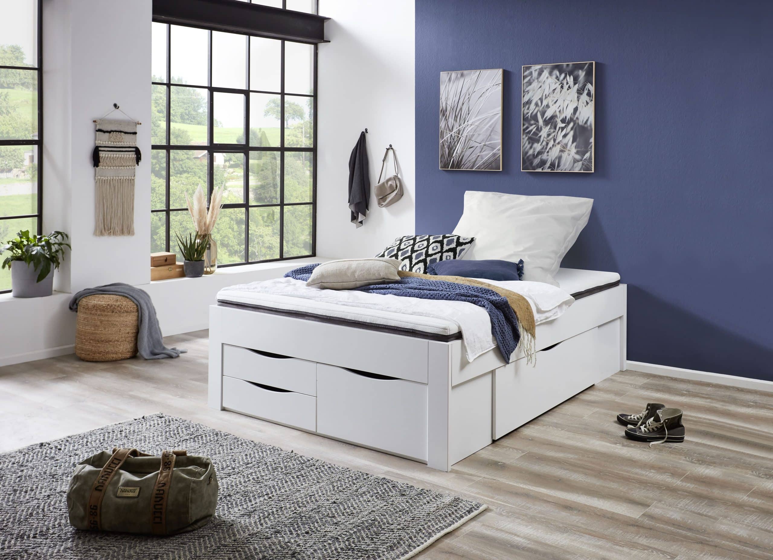 Stauraumbett Noah 140 x 200 cm