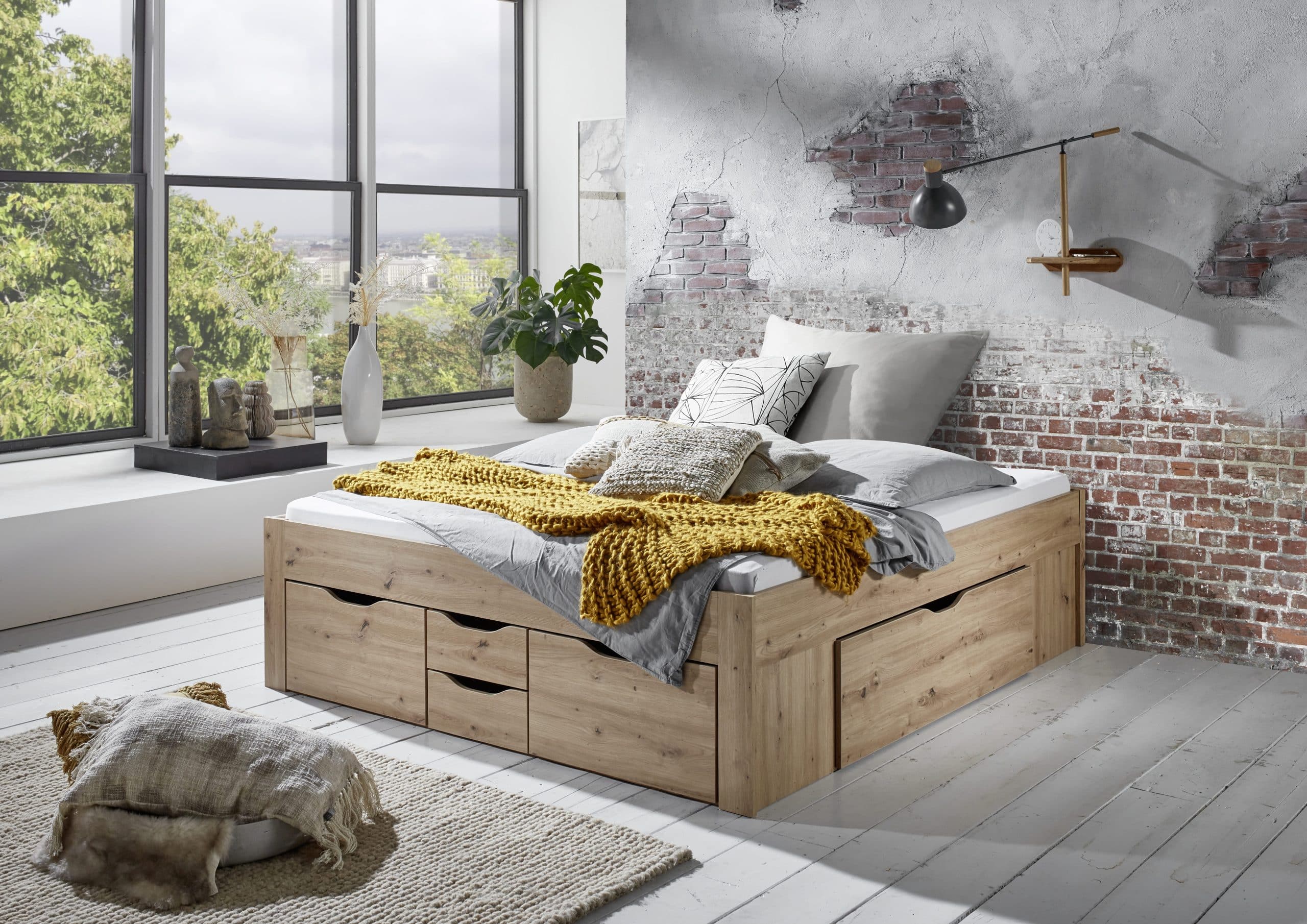 Stauraumbett Noah 180 x 200 cm