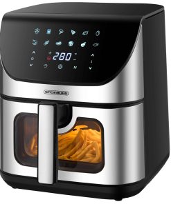Steinborg 4in1 Heißluftfritteuse 8L 12 voreingestellte Programme 1700W
