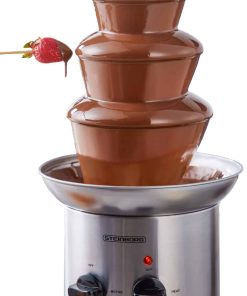 Steinborg Edelstahl Schokoladenbrunnen 4-Etagen 1250g Kapazität 190W