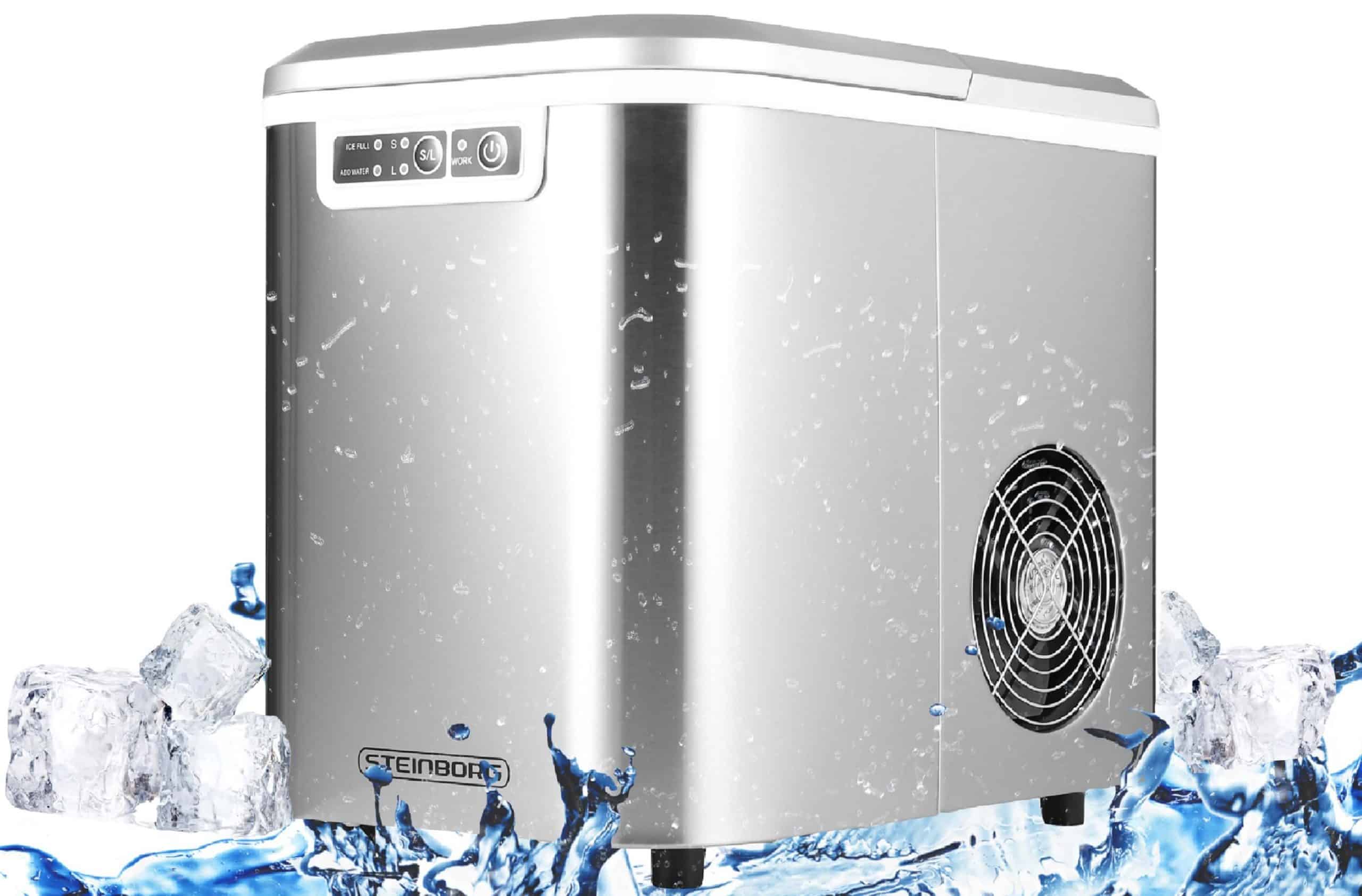 Steinborg Eiswürfelmaschine Ice Cube Maker 2.2 Liter Fassungsvermögen