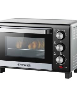 Steinborg Minibackofen 15L Krümelblech 60 min Timer 100-230°C 1200W