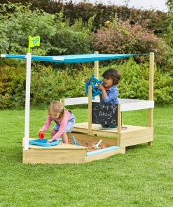 TP Toys Holz Sandkasten Kinderspielboot AHOY