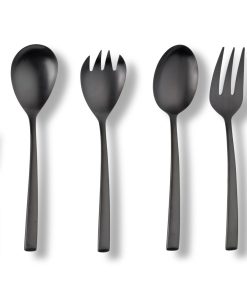 Tafelbesteck "AVELINO" 68 tlg. - schwarz matt