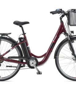 Telefunken MULTITALENT RC822 City E-Bike 28" weinrot
